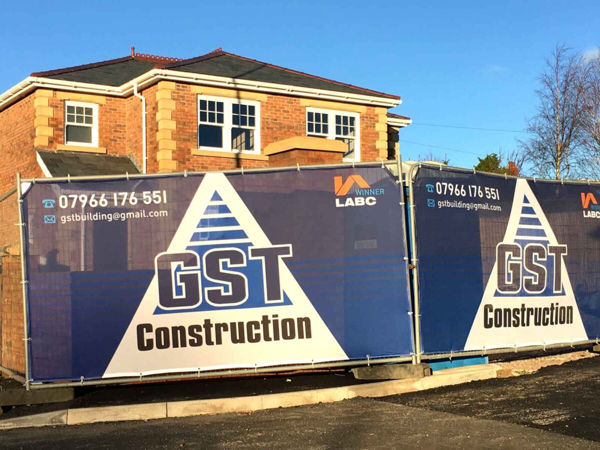 AirMesh Flag Heras Fence Cover