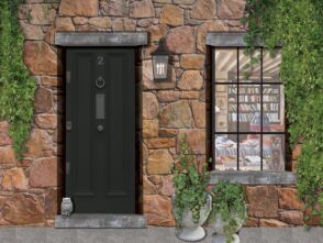 Cottage dementia wallpaper