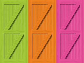 Country Style Dementia Door Wrap