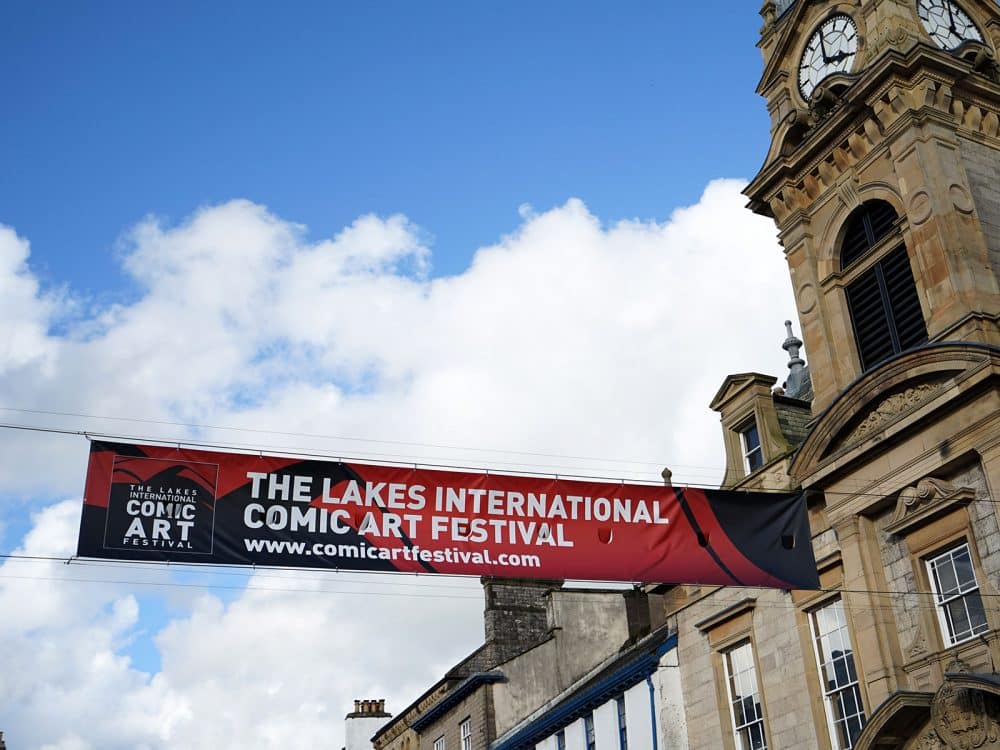 double sided banner with wind slits