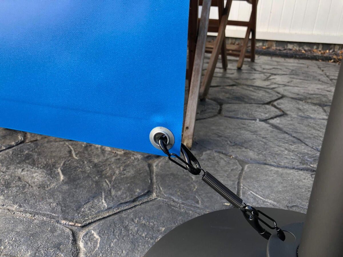 PVC Double Sided Cafe banner with Eyelets