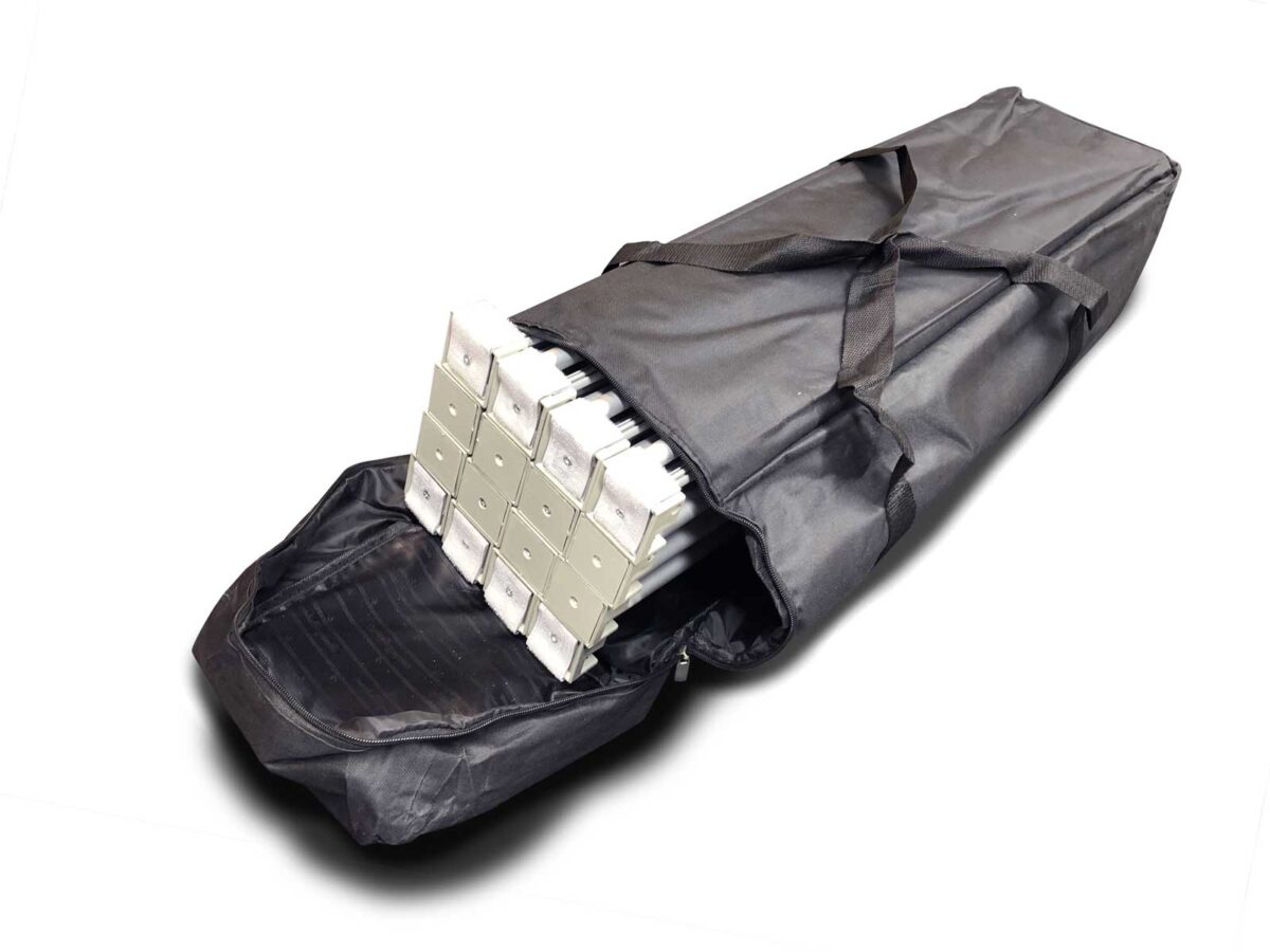 Display stand frame bagged