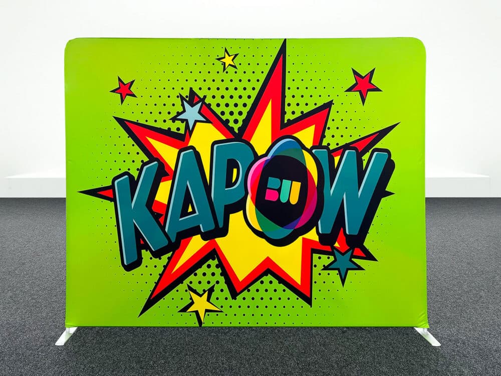 fabric display stand