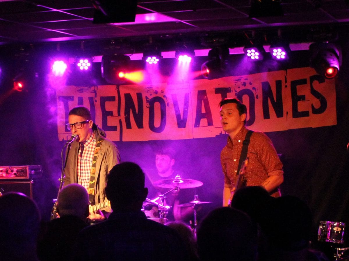 The Novatones Stage Backdrop