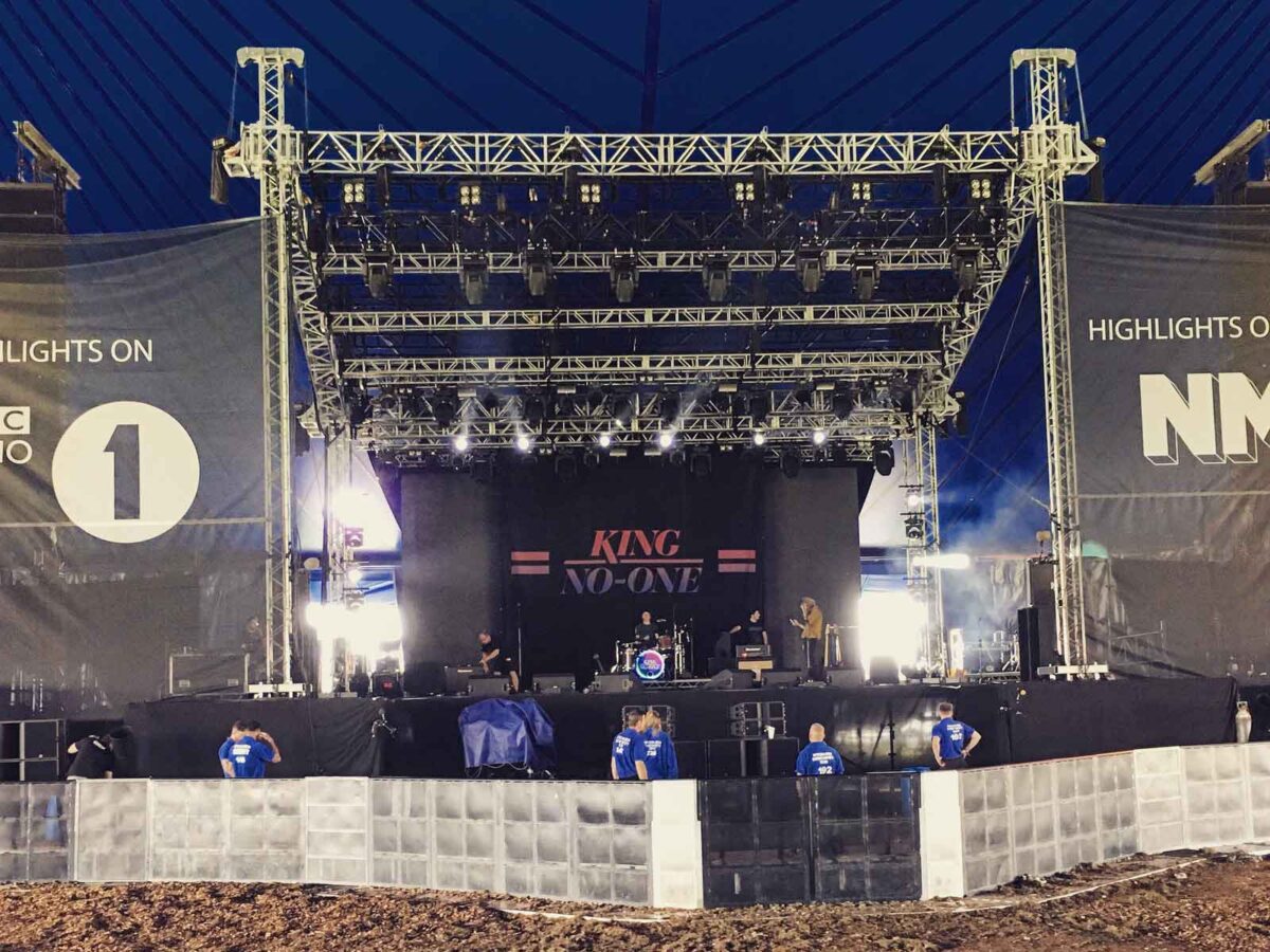 King No-One Band Backdrop