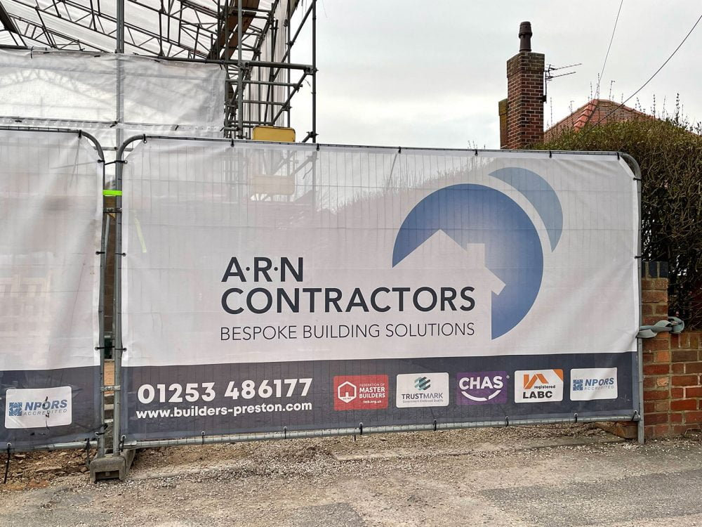 custom printed heras fencing covers