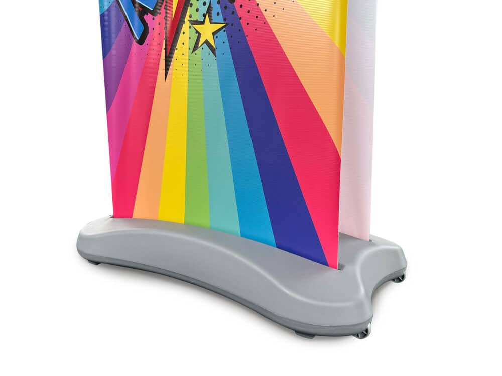external Double sided roller banner