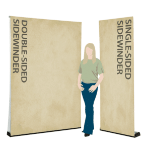 Sidewinder roller banner